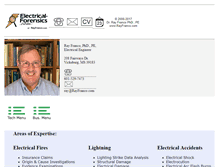 Tablet Screenshot of electrical-forensics.com